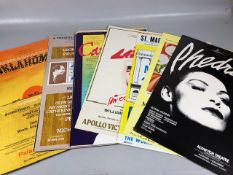 Vintage Theatre poster, collection of lobby posters for musicals and plays billings for many