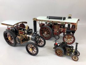 Midsummer Model showman's engines, 1/24th scale, WM Thurston & Son and Geo Caudwell 1/24th sale