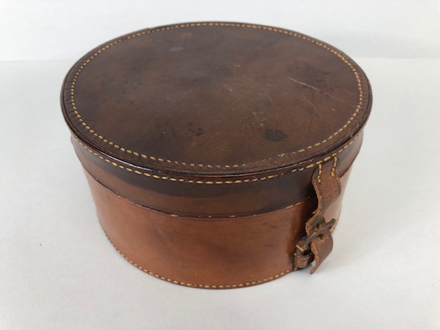 Vintage Boxes, three decorative boxes, being an early 20th century leather collar box, a brass - Image 12 of 13