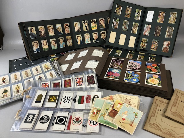 Cigarette Cards, collection of vintage cards contained in Albums, and PVC holders, to include,