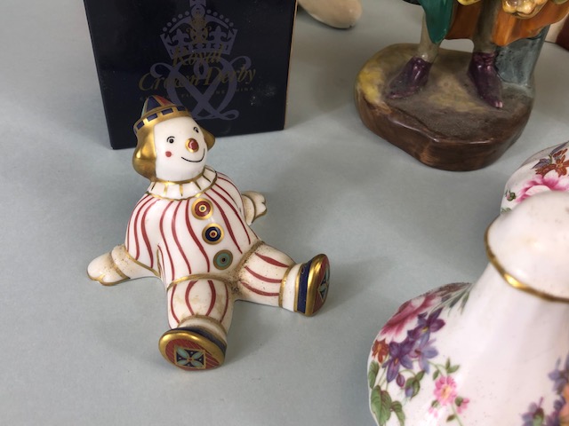 Collection of China figurines to include Staffordshire dogs, Royal Crown Derby, Lladro, Royal - Image 3 of 10