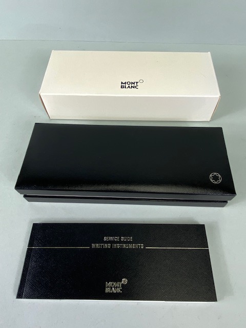 A Mont Blanc Meisterstuck pencil in original box and outer box with paperwork - Image 9 of 9