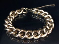 Chunky Fully Hallmarked 9ct Gold chain approx 18cm in length and approx 75g