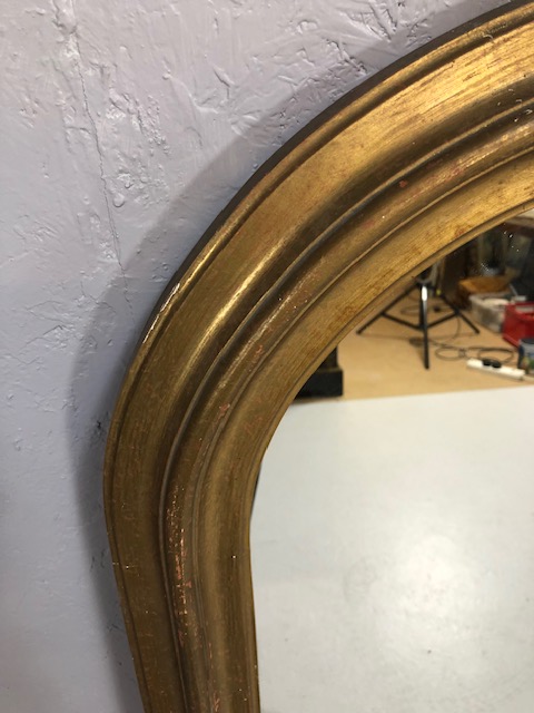 Large Gilt framed overmantel Mirror approx 106 x 128cm - Image 2 of 6