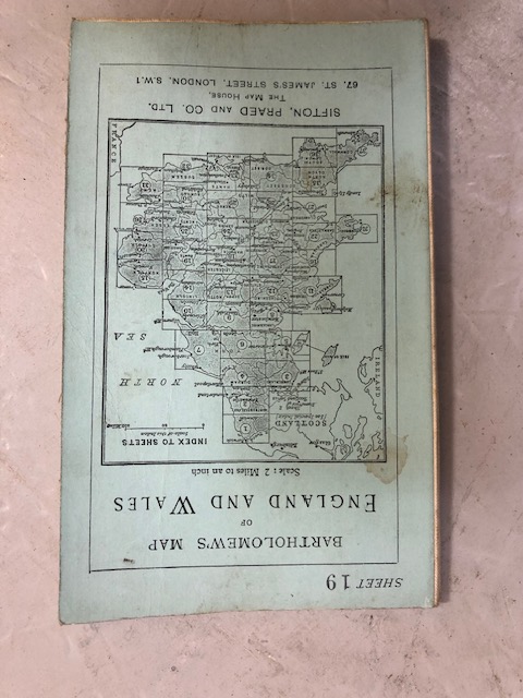 Motoring interest, early 20th Century set of Bartholomew's maps of England and Wales contained in - Image 10 of 16