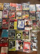 Football, sporting interest, very large quantity of vintage football programs and some fanzines from