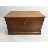 Oak Blanket box approx 83 x 47 x 50cm