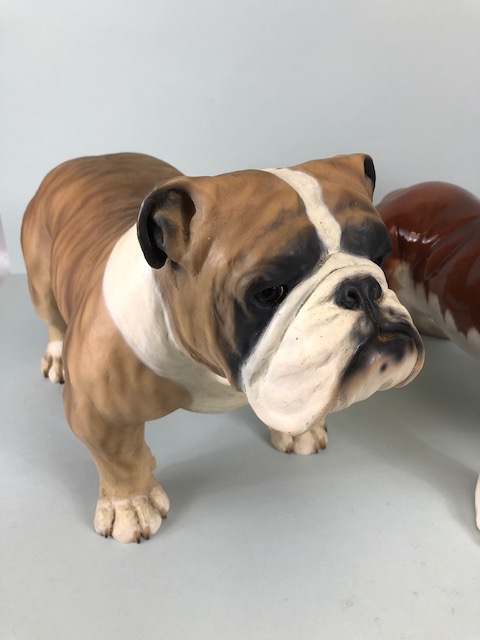 North Light large (approx 23cm tall) resin figure of an English Bulldog and a similar sized - Image 3 of 10