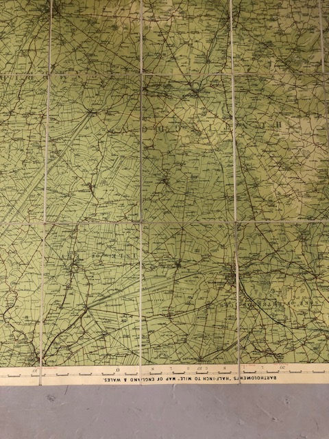 Motoring interest, early 20th Century set of Bartholomew's maps of England and Wales contained in - Image 13 of 16