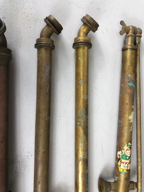 Collection of Antique and vintage brass garden sprayers, seven in total various makers and a cast - Image 4 of 10