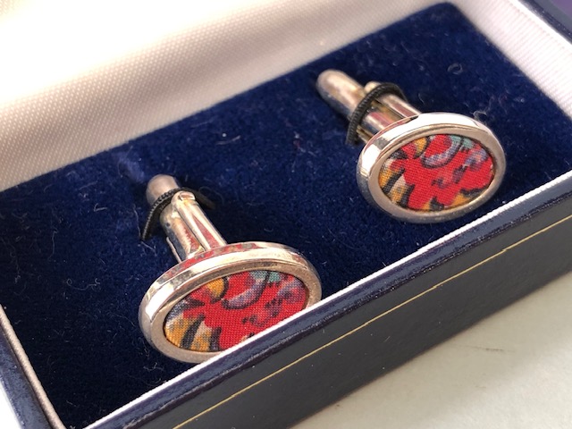 Vintage Liberty Of London costume Jewellery being a pair of boxed Liberty cufflinks, a pair of Sonia - Image 8 of 9