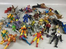 Vintage collectable action figures mostly from the DC and Marvel Universe but to include Star trek