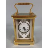 Carriage Clock, limited edition Garrard Buckingham palace carriage clock made specially for the