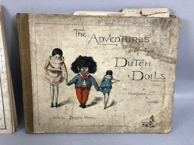 Antique illustrated children's books, the adventures of the two Dutch dolls, Little songs of long - Image 4 of 7