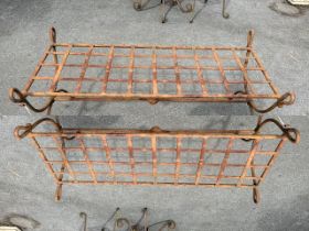 Wrought Iron Garden ornamental plant stand approx 110cm wide