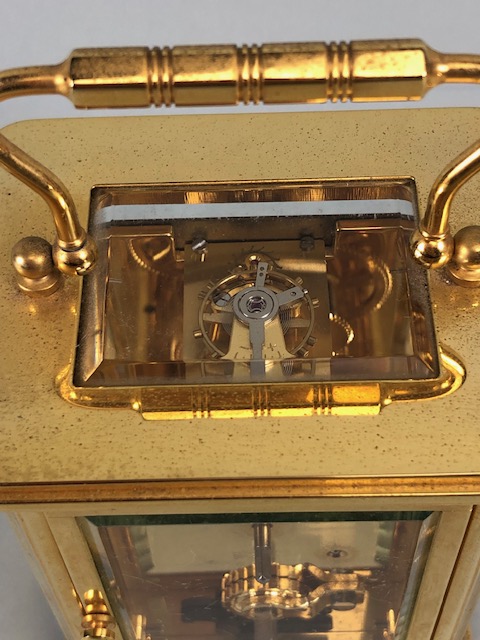 Carriage Clock, limited edition Garrard Buckingham palace carriage clock made specially for the - Image 6 of 9