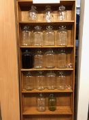 Wine Making Equipment, quantity of glass demijohns large and small 17 in total