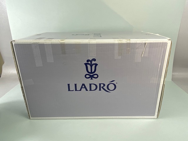 Lladro porcelain figure 05930 jazz duo in original box - Image 10 of 10