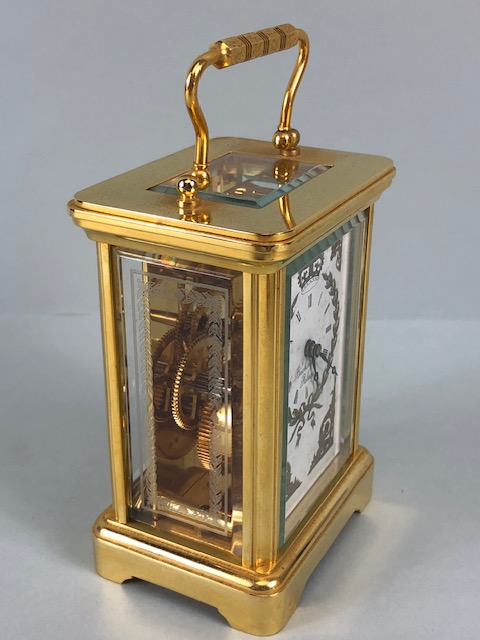 Carriage Clock, limited edition Garrard Buckingham palace carriage clock made specially for the - Image 3 of 9