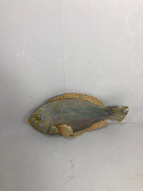 Shop interior decorator display item, large oversized tropical reef fish, of composite material, - Image 9 of 9