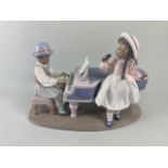 Lladro porcelain figure 05930 jazz duo in original box