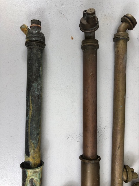 Collection of Antique and vintage brass garden sprayers, seven in total various makers and a cast - Image 3 of 10