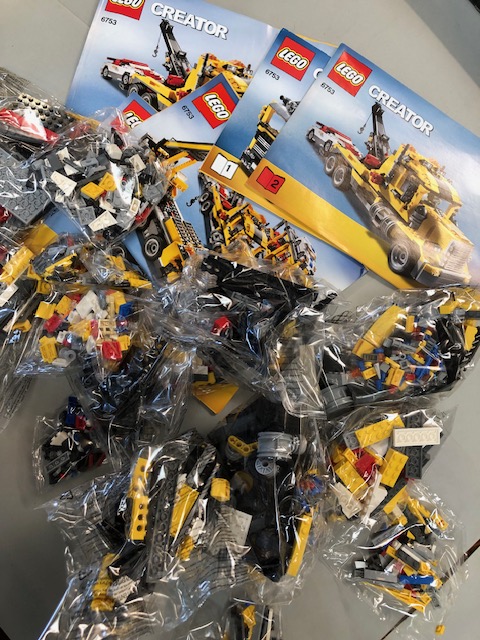 Lego, two boxed Lego building sets numbers 6753 creator and 8265 technics Bulldozer, along with a - Image 7 of 8