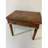Antique Furniture, 19th century mahogany Campaign desk, the top with concealed pull out easel