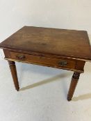 Antique Furniture, 19th century mahogany Campaign desk, the top with concealed pull out easel