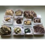 Minerals, Geology ,Crystal interest, collection of Fluorite crystals specimens from the North of