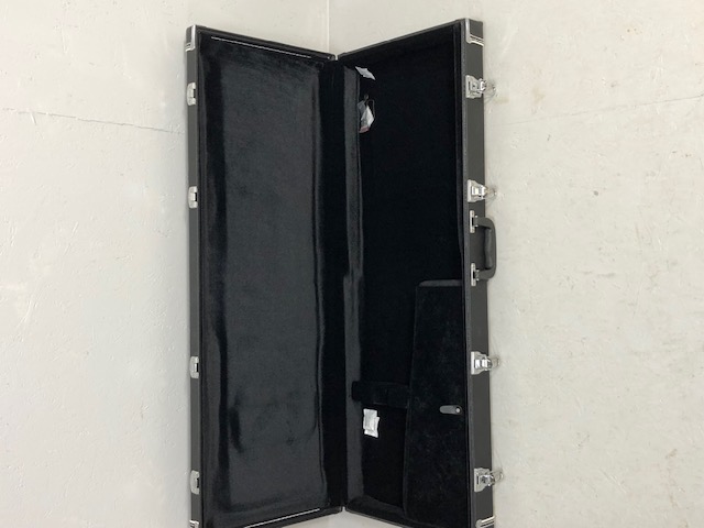 Guitar case , Thomann black hard shell guitar case approximately 108 x 38 cm - Image 4 of 5