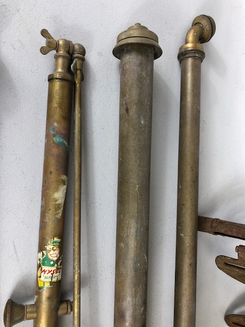 Collection of Antique and vintage brass garden sprayers, seven in total various makers and a cast - Image 7 of 10
