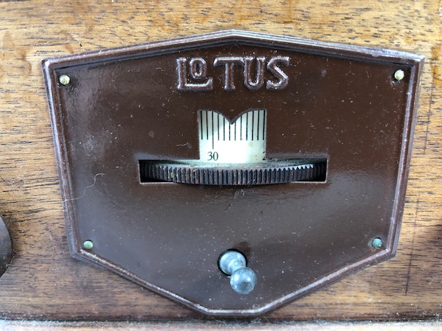 Vintage Radio, early 20th century Lotus AC2 Valve Electric Radio No 4277, in art Decco style - Image 3 of 6