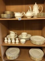 Vintage China,quantity of white with gilt edged Duuchess table ware, comprising of 20 dinner Plates,