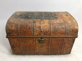 Vintage metal trunk