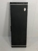 Guitar case , Thomann black hard shell guitar case approximately 108 x 38 cm