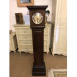 Oak Grandmother clock, approx 15cm tall