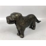 Heavy metal TABLE NUT CRACKER IN THE FORM OF A DOG Early 20th Century Cast with ‘PATENT No.