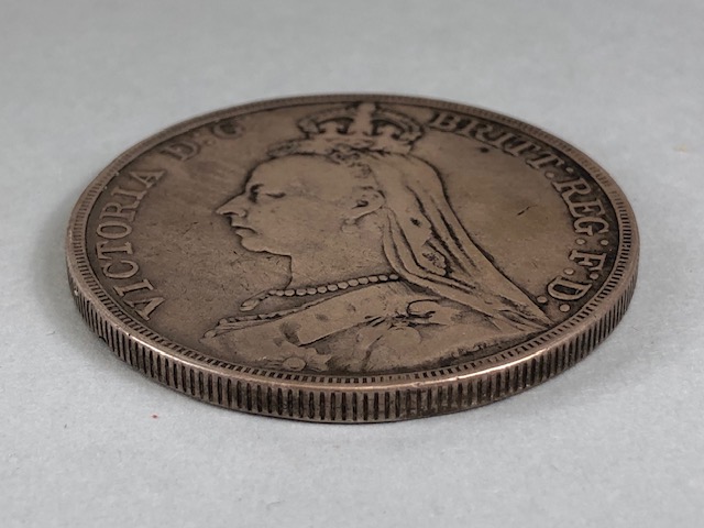 United Kingdom 1 Crown coin dated 1889 - Image 3 of 3