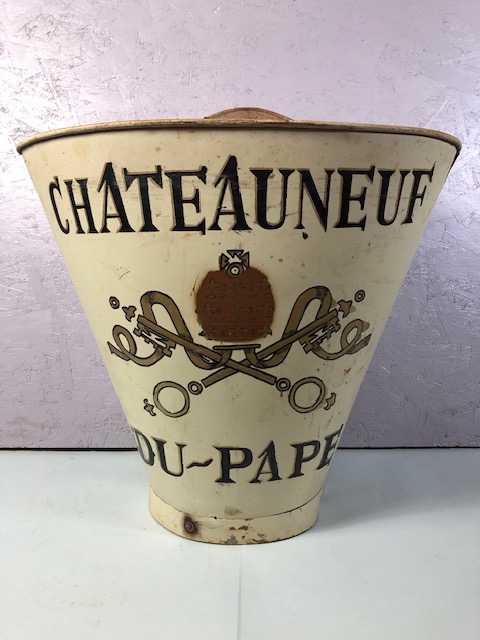 Antique style French grape hod approximately 60 x 58 cm