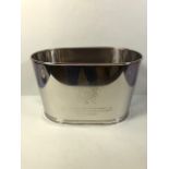 Champagne Ice bucket with inscription by Lily Bollinger approximately 43 x 28 x 26cm