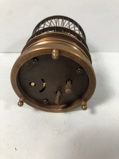 Antique style bird cage clock approximately 14cm high - Image 4 of 4
