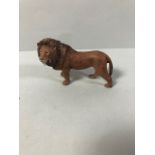 Cold painted bronze figure of a Lion approximately 9cm