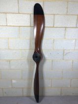 Antique style wooden Aircraft propellor approximately 190cm in length