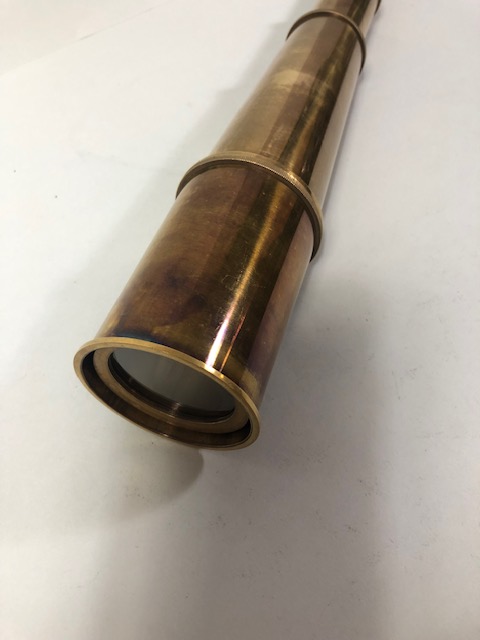 Brass 3 draw telescope of maritime style - Image 3 of 6