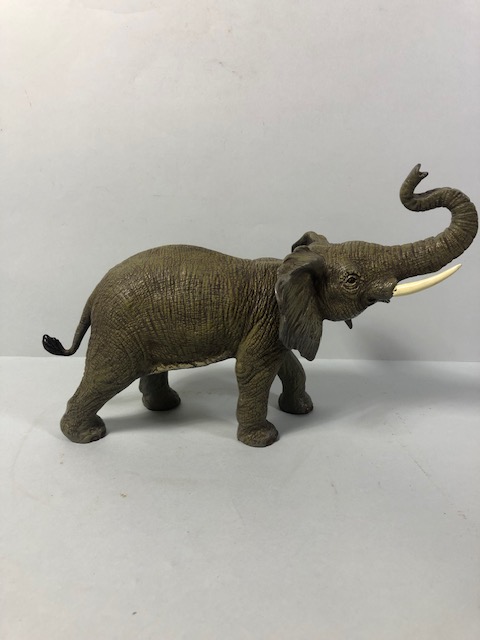Statue of an Elephant in cold painted bronze approximately 20cm high
