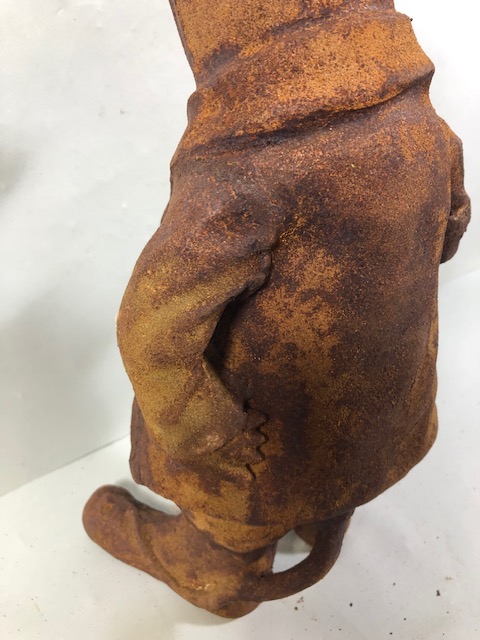 Cast Iron statue of a mouse dressed as a Gentleman approximately 42cm high - Image 8 of 8