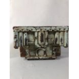 Part of an antique carved Indian wooden door frame made in to a candle holder