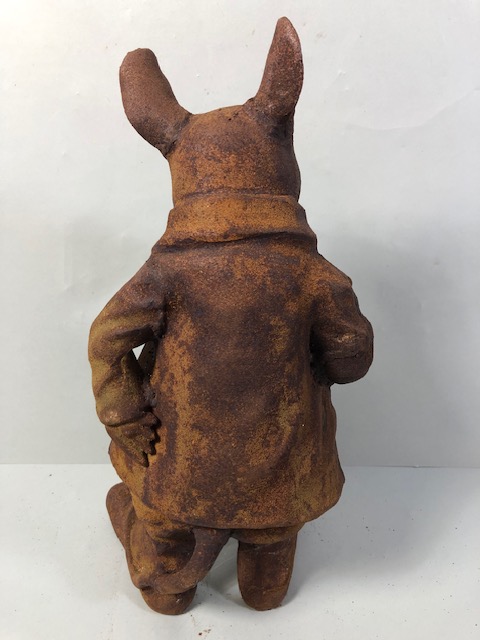 Cast Iron statue of a mouse dressed as a Gentleman approximately 42cm high - Image 7 of 8