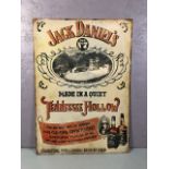 Retro metal wall sign Jack Daniels old No7 approximately 50 x 70 cm